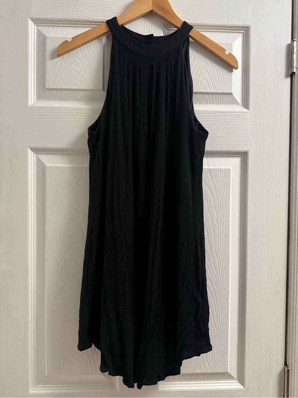 Entro Black Halter Swing Dress Size Medium